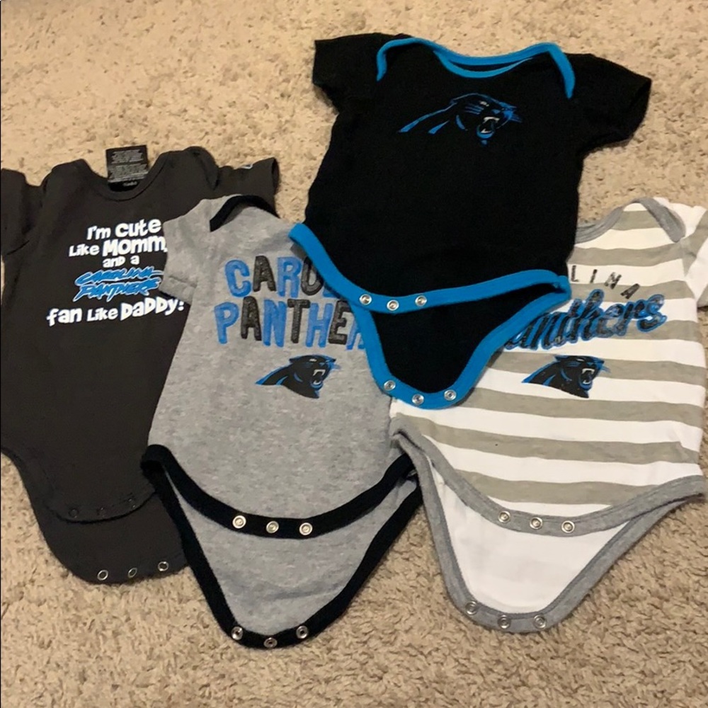 Carolina Panthers bodysuits
